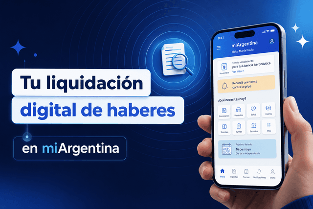Los empleados del sector privado ya pueden consultar su liquidación de sueldos desde "Mi Argentina".